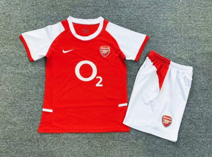 Childrens Arsenal Invincibles Retro football kit 2003/04 Arsenal | Iconic Jersey with Customization