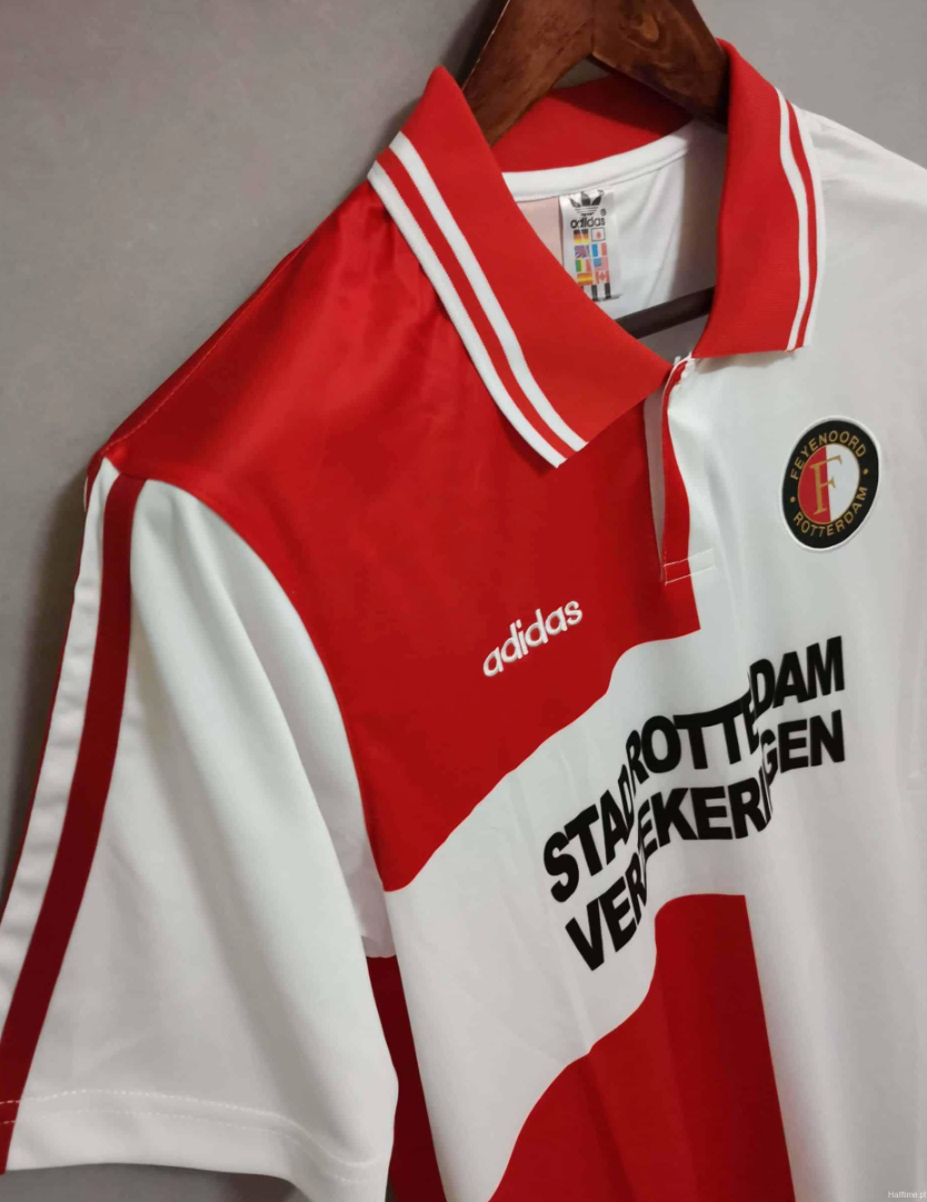 Retro Feyenoord 1995 home football jersey