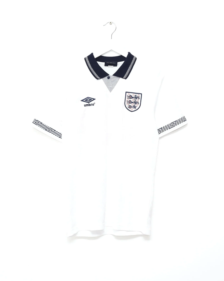 England 1990 Retro Home Shirt – Iconic Gazza Tears Italia ’90 | Vintage World Cup Football Jersey