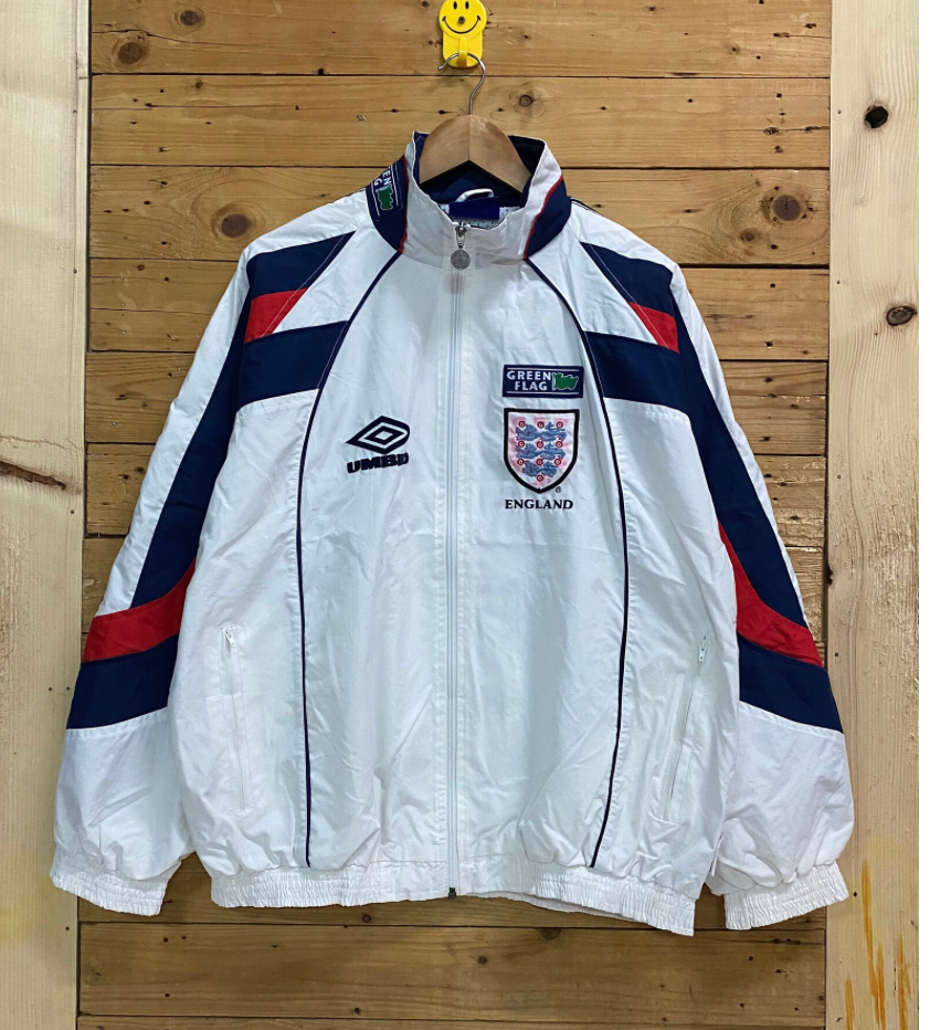 England 1998 national track Jacket -This is England 90's football tracksuits