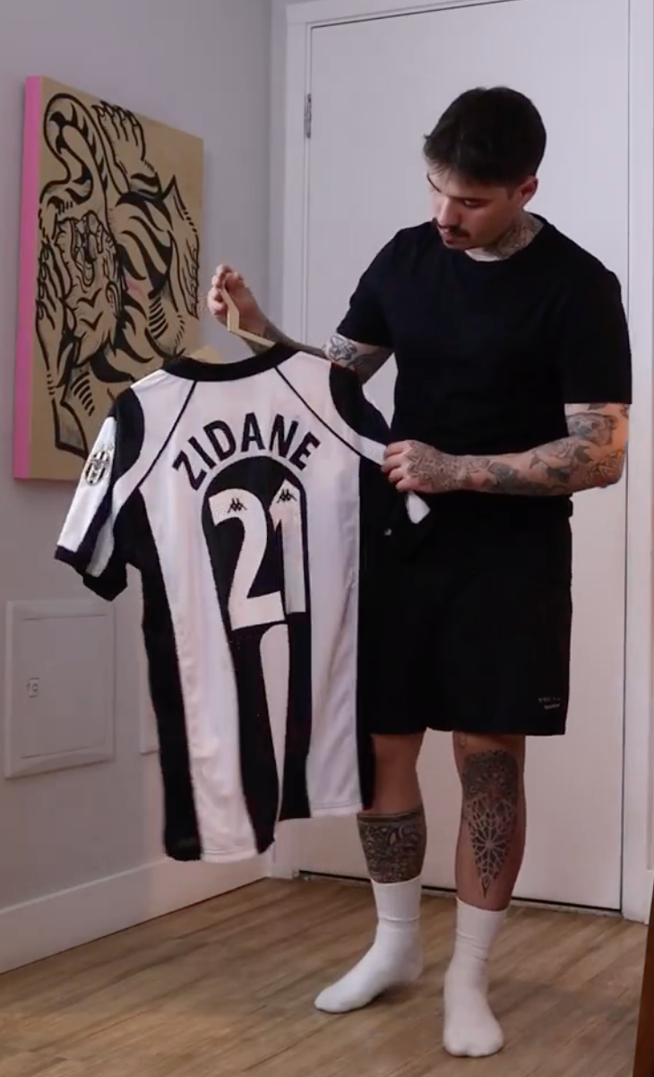 Juventus 1997/98 Home Shirt – Zidane & Del Piero Juventus Jersey – Custom Name Available