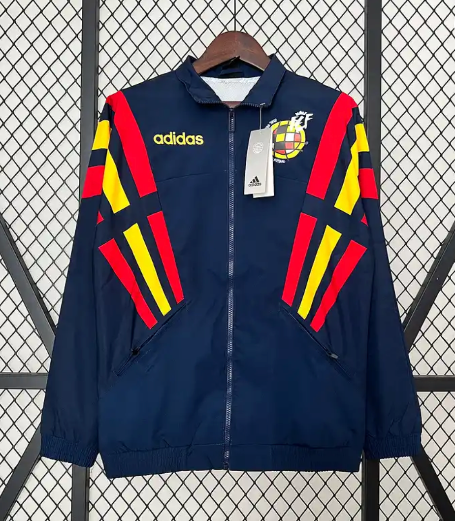 Spain 1996 Adidas Retro Track Jacket - Vintage Football tracksuit jacket