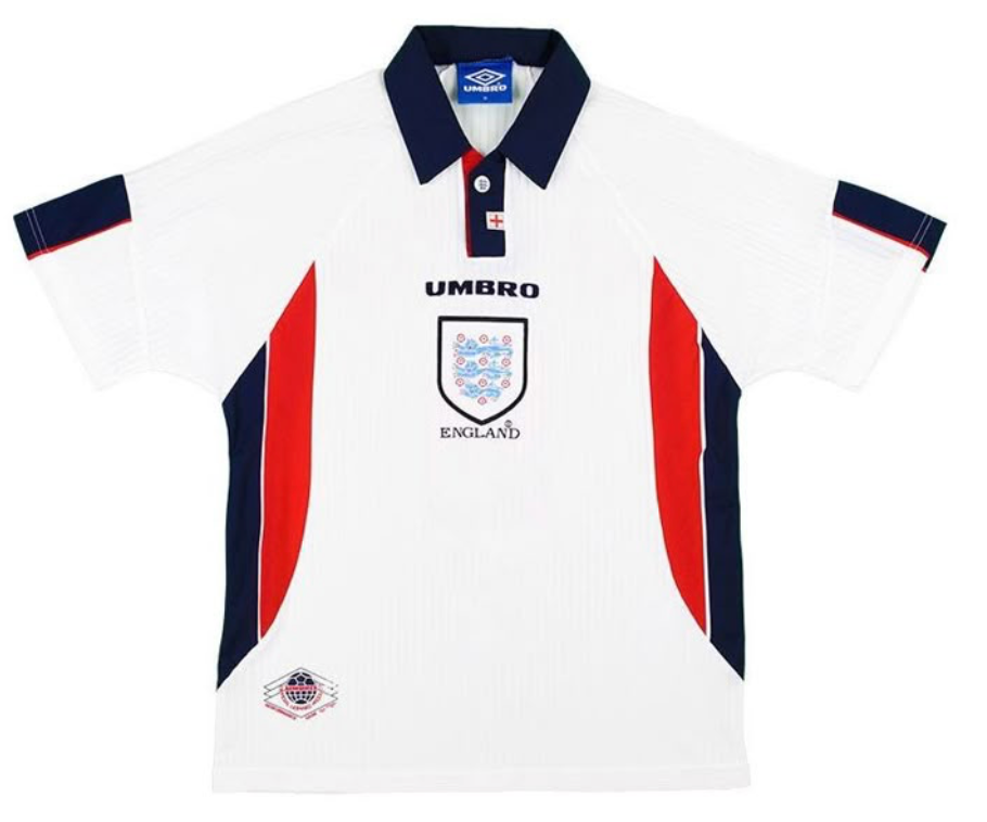England World Cup 1998 Jersey Beckham 98 shirt