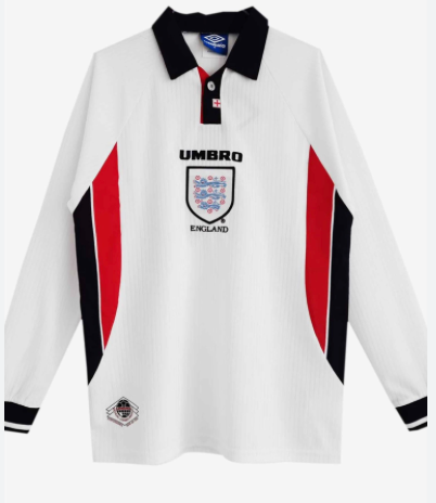 England 1998 Retro Beckham #7 Football Shirt – Adults Vintage Jersey (Custom Name & Number Available)