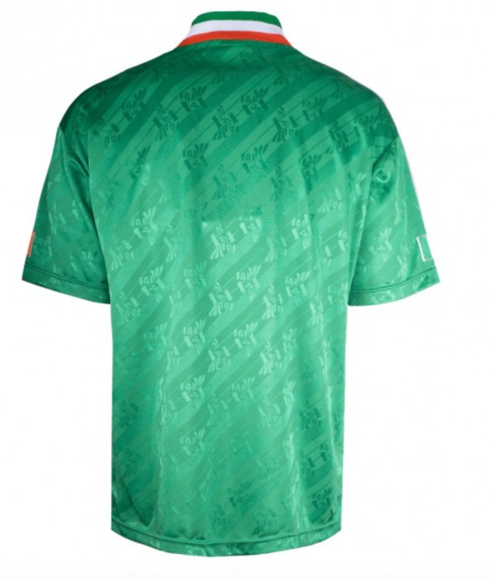 1994 Ireland Home Retro football Jersey | Iconic Opel Shirt | Vintage World Cup USA '94 Tribute