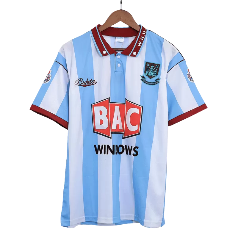 1991/92 West Ham United away Jersey – Retro West Ham BAC Windows Spons