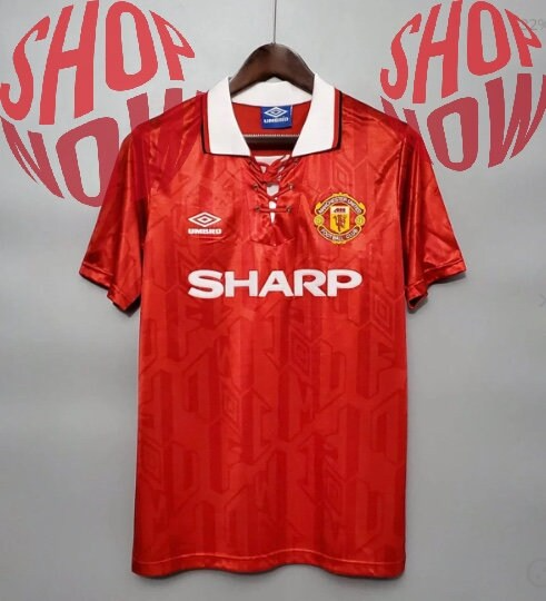Manchester United 1992-94 Retro Home Jersey | Classic Sharp Kit | Vintage Design