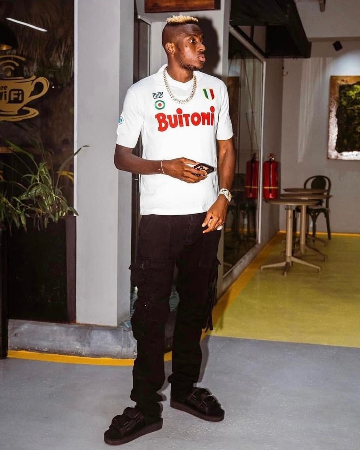 Vintage Napoli 1987 away jersey as worn by Diego Maradonna