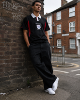 England 1998 Black Retro Football Shirt – 90s Three Lions World Cup Era Jersey