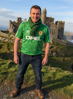 Irish football shirt gift for dad , brother , son , husband 