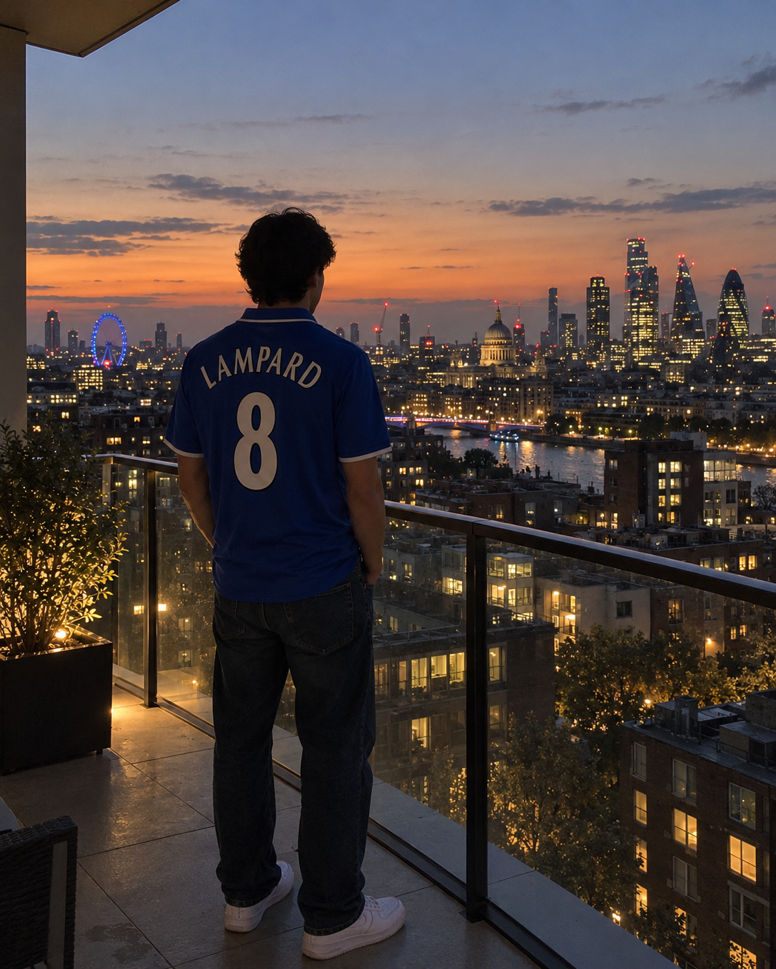 2001-2003 Chelsea Home Jersey | Early Lampard Era | Customizable Retro Blues Shirt