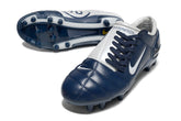 Total 90  Zoom Air T90 Navy & White FG Football Boots – Y2K Retro Control Soccer Cleats