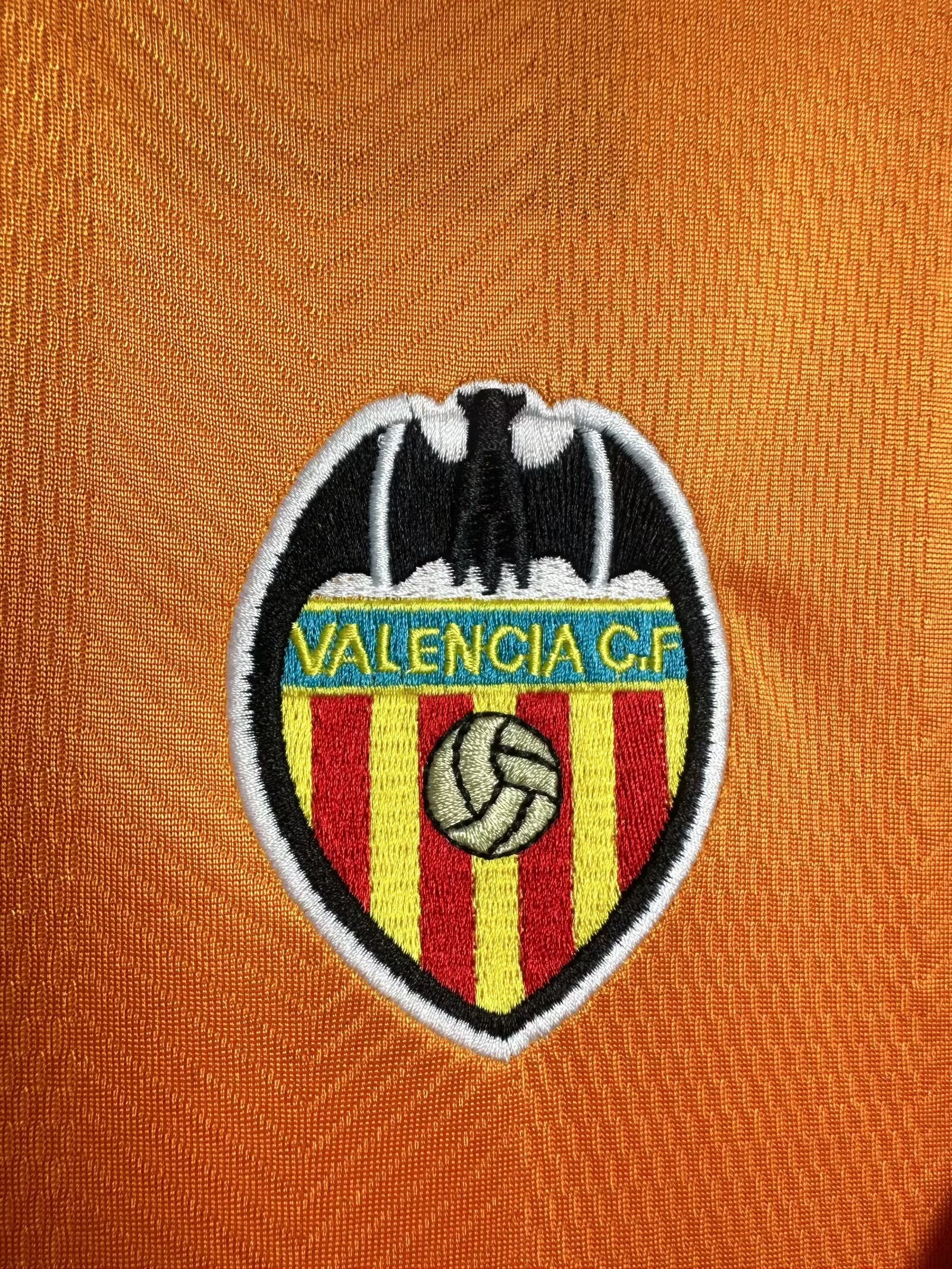 Vintage Valencia 1999-2000 Orange Retro Football Shirt – Terra Mítica La Liga Jersey