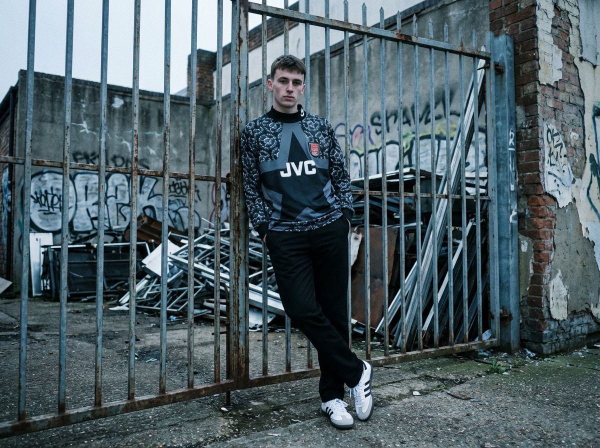 1994/95 Arsenal Goalkeeper Shirt – Arsenal JVC – Rare Retro GK Jersey – Perfect Gift for Arsenal Fan