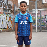 Kids Arsenal Football Kit | Classic Arsenal Lightning Bolt kit | Youth Soccer Set | Vintage Gunners Shirt and Shorts