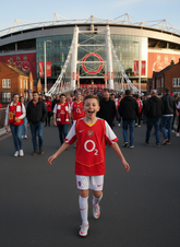 Arsenal home Children's Kit 05-06 | Kids Thierry Henry kids Retro Home Shirt & Shorts