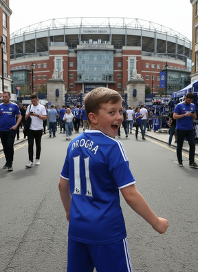 Chelsea Kids Champions League Kit 2011/12 – Personalised Drogba #11 or Custom Name (Ages 2–13, New With Tags)