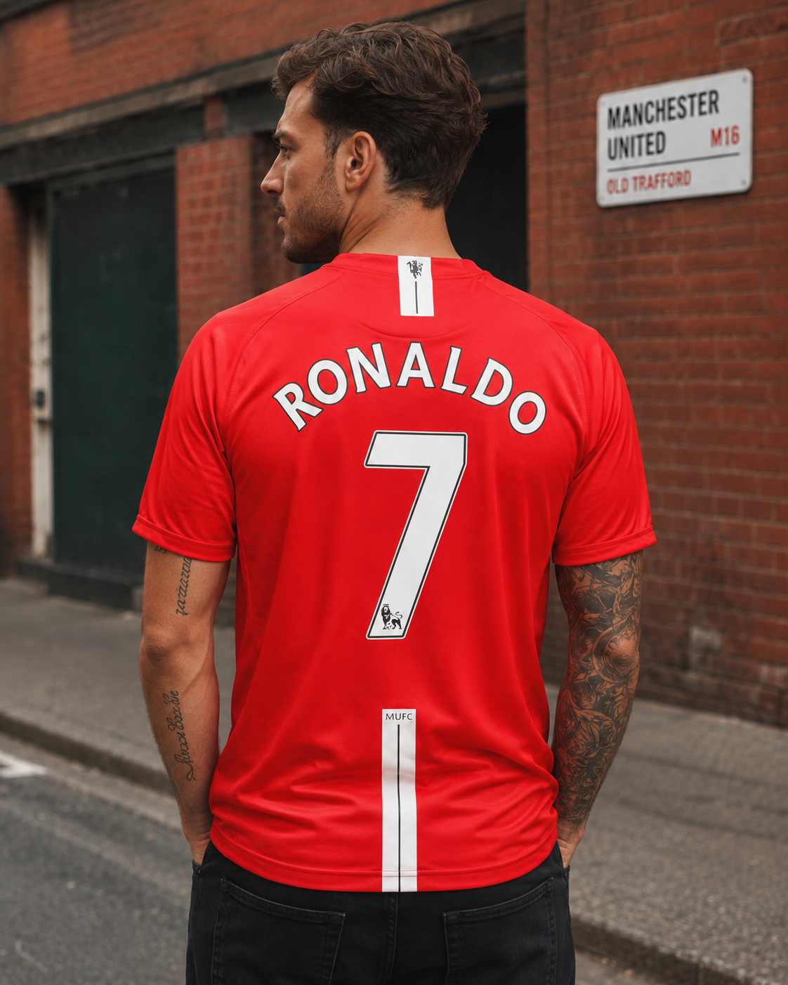 Manchester United 2007-08 Home Shirt – Ronaldo shirt gift  AIG Sponsor