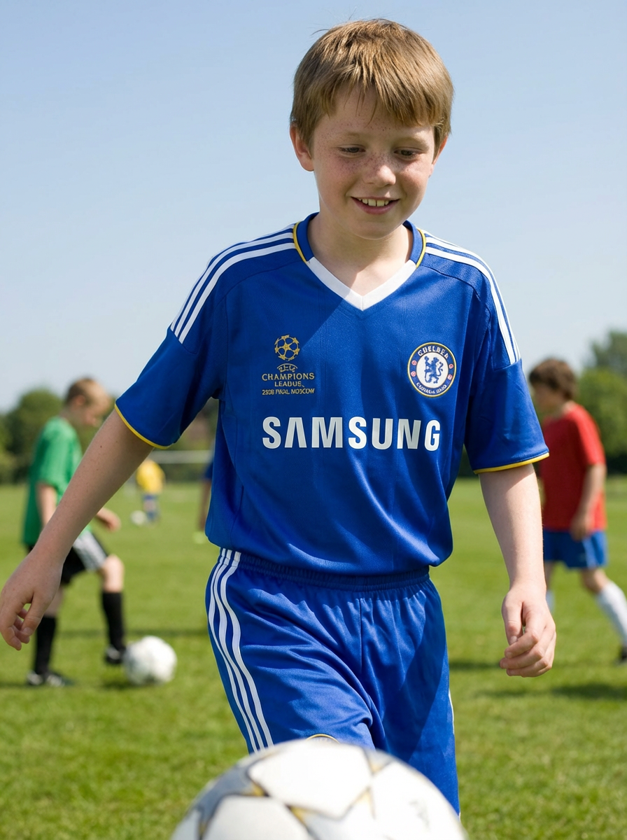 Chelsea Lampard retro shirt , Kids chelsea vintage kit 