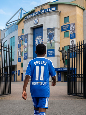 Kids Chelsea Drogba Kit,  childrens retro chelsea kit 