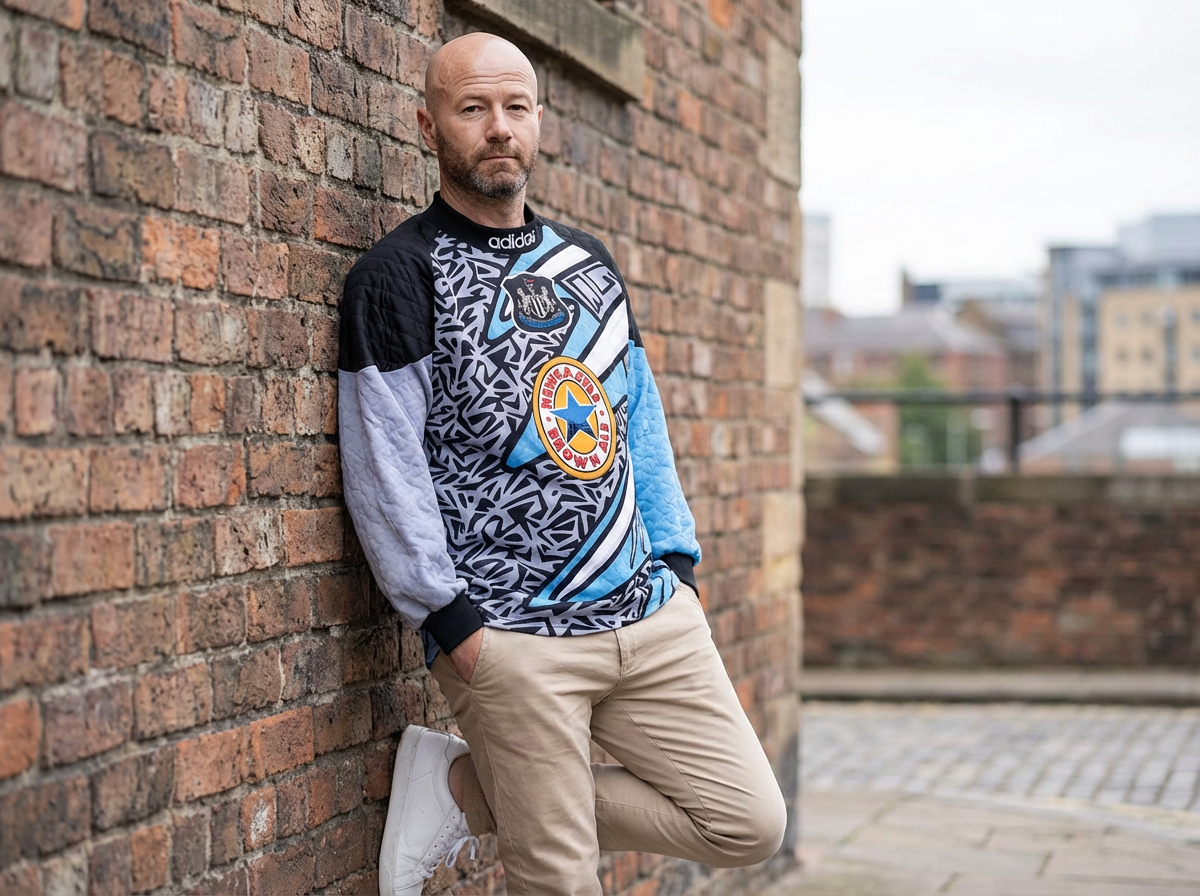 Rare Newcastle 1995/96 Abstract goal keeper shirt | Newcastle football gift for dad , brother , son