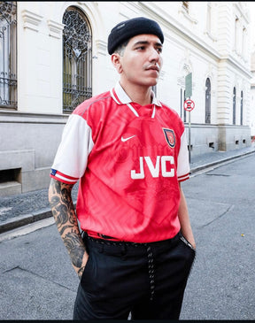 Vintage Arsenal 1997 home jersey rare JVC sponsor logo