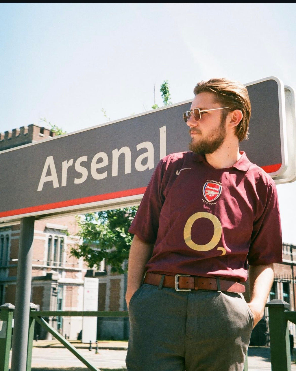 Ultra rare Arsenal 05-06 highbury retro shirt Henry / Pires kit