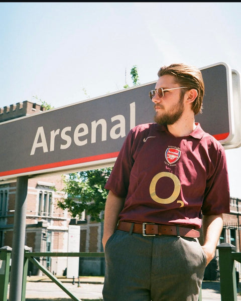 Ultra rare Arsenal 05-06 highbury retro shirt Henry / Pires kit