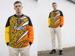 Rare Liverpool 1996 Crazy Quilt Goalkeeper jersey  | Liverpool Fan gift for dad , brother , son