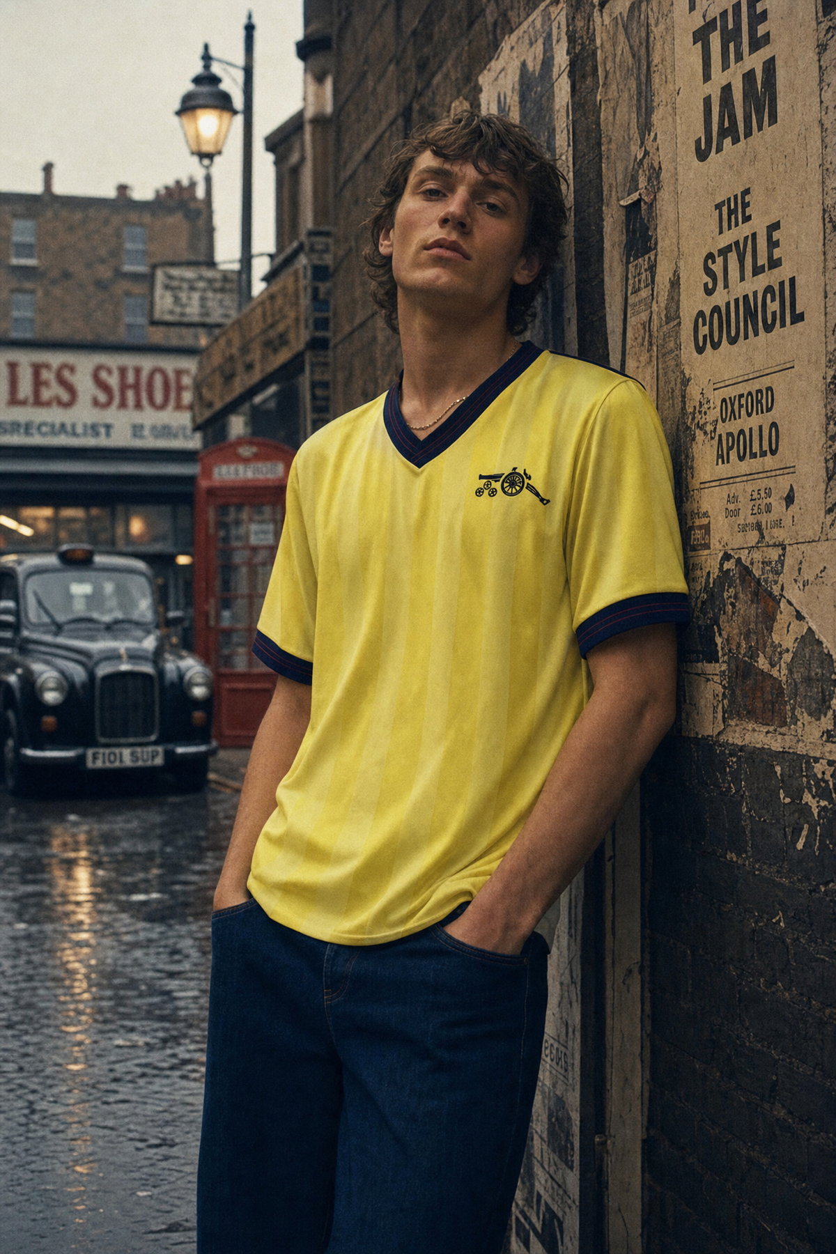 Rare Vintage Arsenal 1988-91 Away Shirt | Iconic Yellow & Navy Retro Football Kit | Anfield 89 Title Jersey