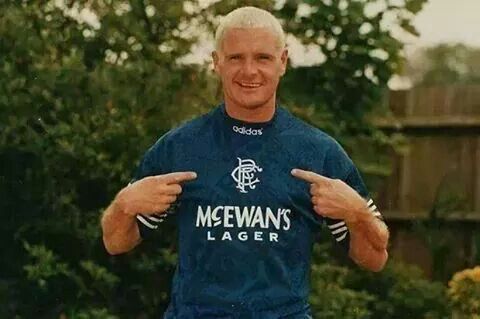 Rangers 1994/95 Home Retro Shirt – Rangers Gascoigne 8 “Gazza” shirt rare Edition