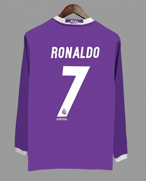 Ronaldo CR7 Real Madrid 16-17 Purple real madrid Galacticos jersey