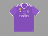 Ronaldo CR7 Real Madrid 16-17 Purple real madrid Galacticos jersey