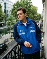 Napoli 80s football Jacket | Vintage Blue Napoli Football Jacket | Classic Maradona Era Napoli Zip Up