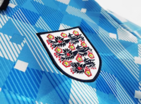 England Euros shirt 1990's away third jersey