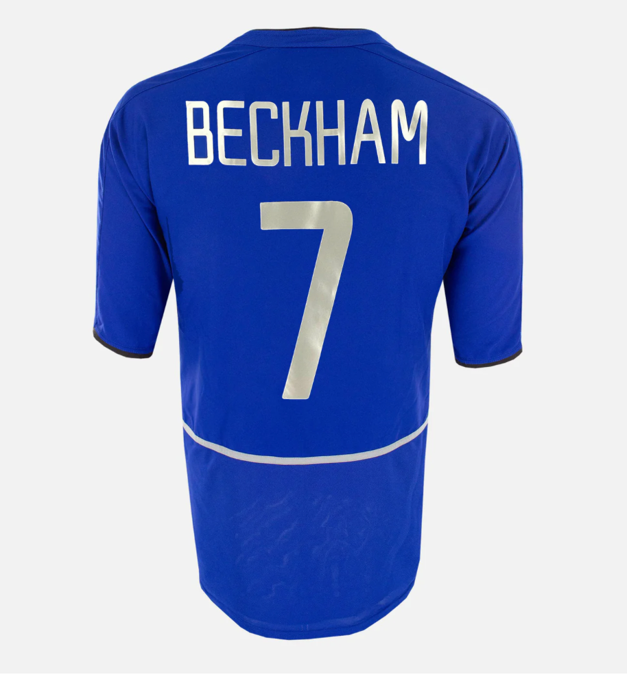 Maillot Angleterre Beckham Match Worn Indossé Euro 2000 Shirt Camiseta Maillot Angleterre Beckham Match Worn Indossé Euro 2000 Shirt Camiseta