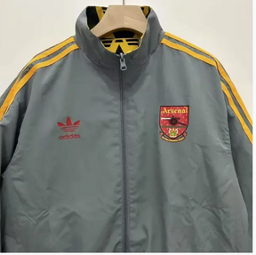 Arsenal 90's Retro Reversible Bruised Banana Jacket – Iconic 90s Style | Perfect Gift for Gunners Fans