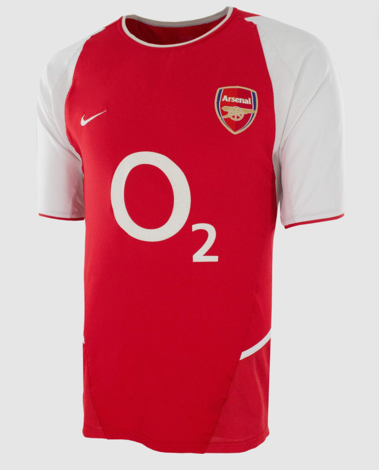Arsenal Invincibles 03-04 jersey - 1 unit remaining