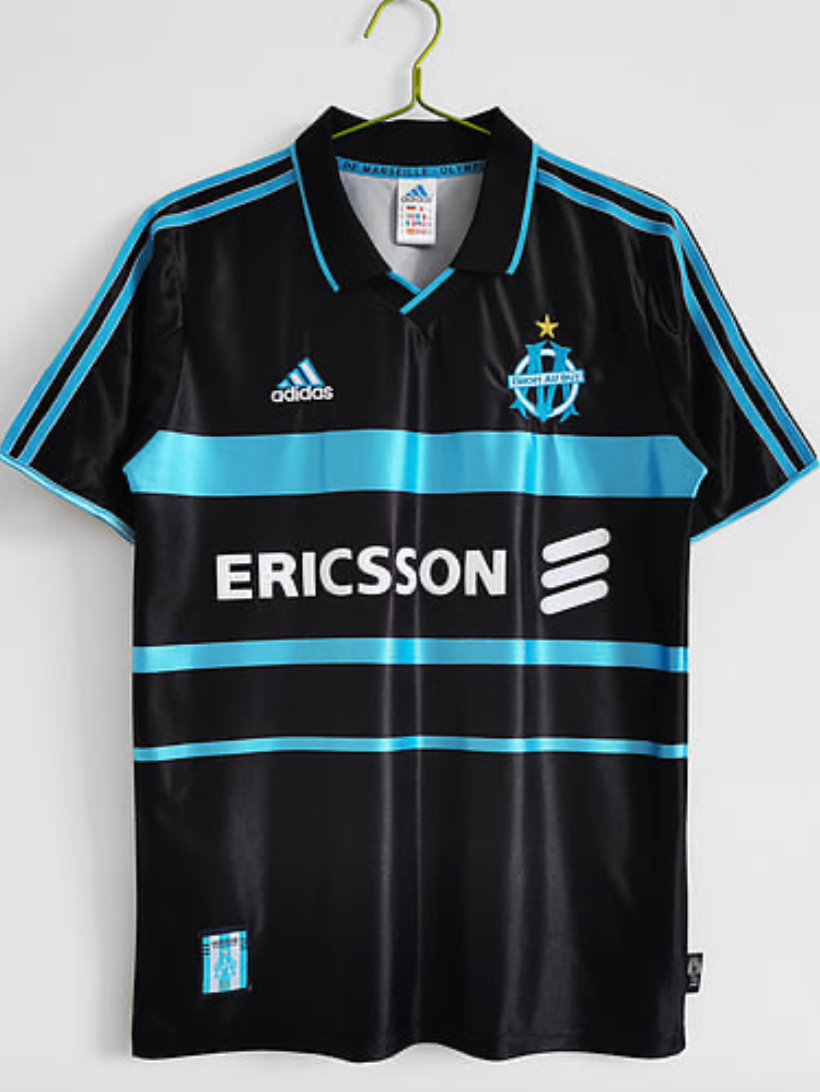 Vintage Olympique de Marseille 1999/00 Away Shirt – Ericsson Sponsor | Rare Retro Football Jersey