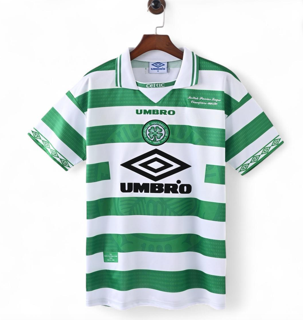 Vintage Celtic 1997-99 Home Shirt Perfect Celtic football fan gift