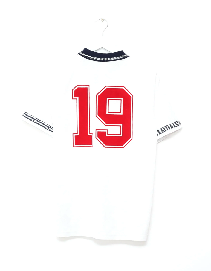 England 1990 Retro Home Shirt – Iconic Gazza Tears Italia ’90  | Vintage World Cup Football Jersey