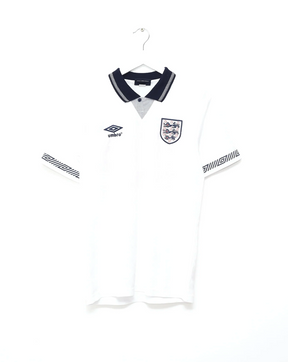 England 1990 Retro Home Shirt – Iconic Gazza Tears Italia ’90  | Vintage World Cup Football Jersey