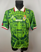 Iconic Mexico world cup jersey 1998 Home Kit - Mexico Aztec Warrior shirt
