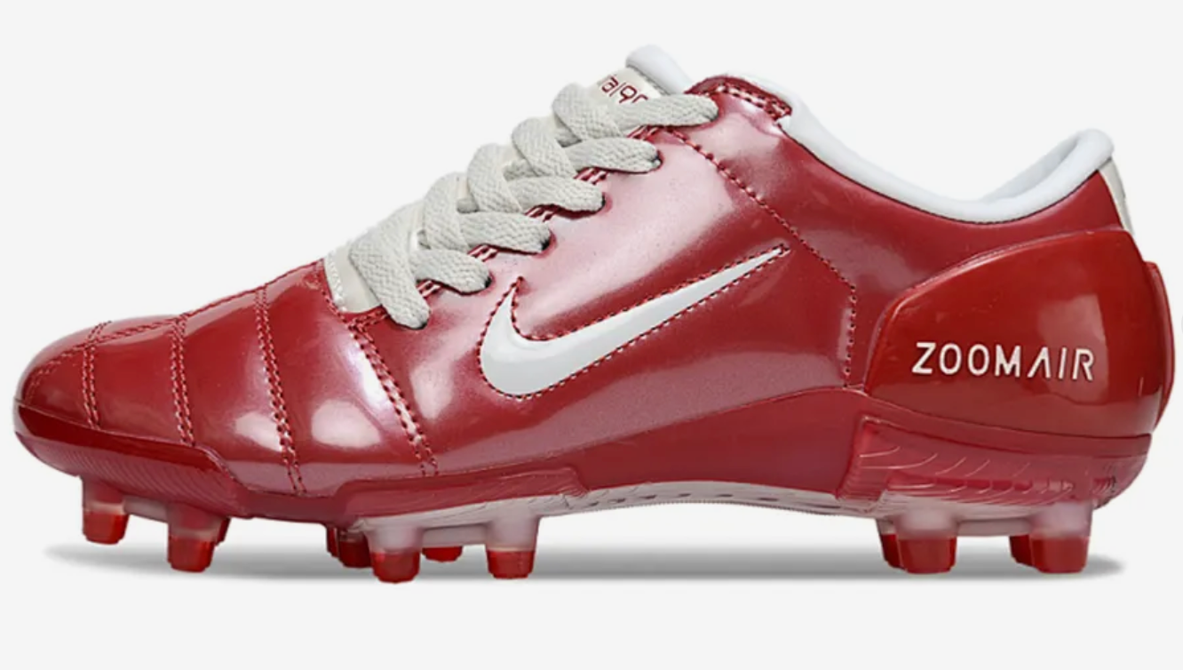 Cherry Red T90 Retro Football Boots | Classic 2000s Zoom Air Style FG Boots