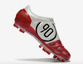 Cherry Red T90 Retro Football Boots | Classic 2000s Zoom Air Style FG Boots