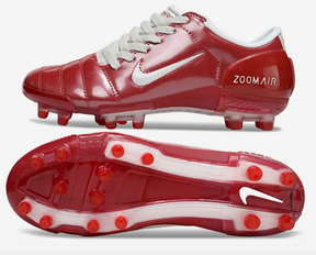 Cherry Red T90 Retro Football Boots | Classic 2000s Zoom Air Style FG Boots