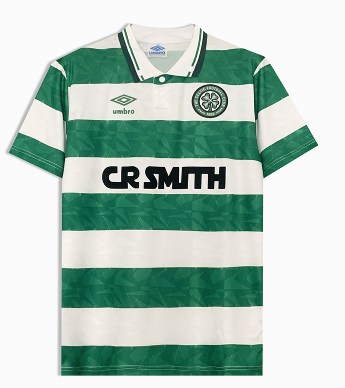 Vintage Celtic FC 1985-87 Home Jersey Retro Green and White Hoops Sh