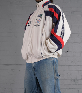 England 1998 national track Jacket -This is England 90's football tracksuits