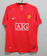 Manchester United 2007-08 Home Shirt – Ronaldo shirt gift  AIG Sponsor