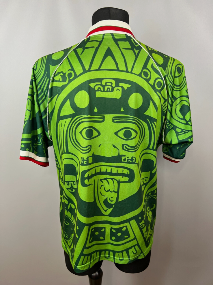 Iconic Mexico world cup jersey 1998 Home Kit - Mexico Aztec Warrior shirt
